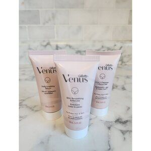 Gillette Venus Travel Set Cleanser + Shave Gel Skin Exfoliant & Soothing Serum